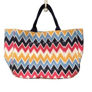 Ambassador Shoulder Tote Bag Pink White